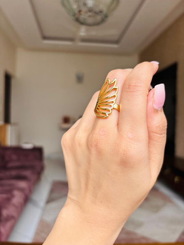 Golden Butterfly Ring